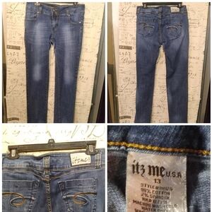 (#16) itz me USA Premium Blue Jeans (Size 13)